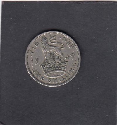 Beschrijving: 1 Shilling  GEORGIUS VI 